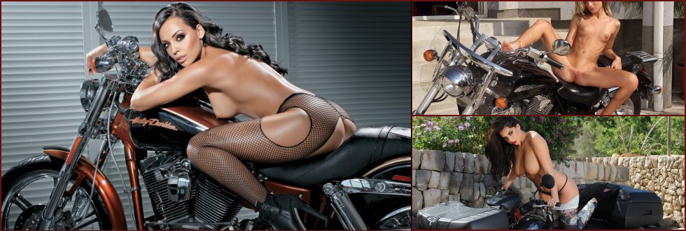 Hot chicks on motorbikes. Part 3 - 3