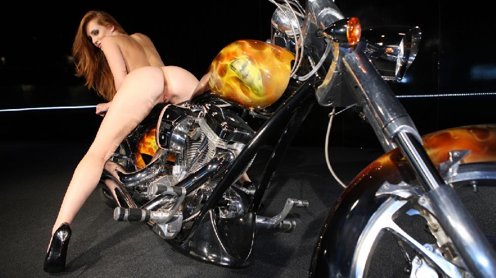 Hot chicks on motorbikes. Part 3 - 9