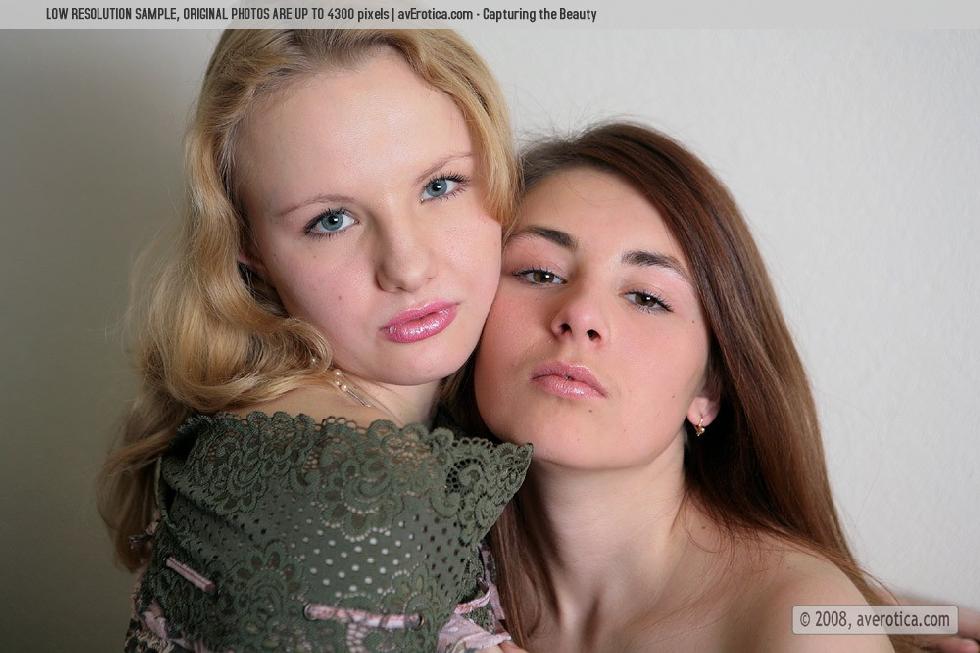 Two girls with natural boobs - Katya & Leticia - 9