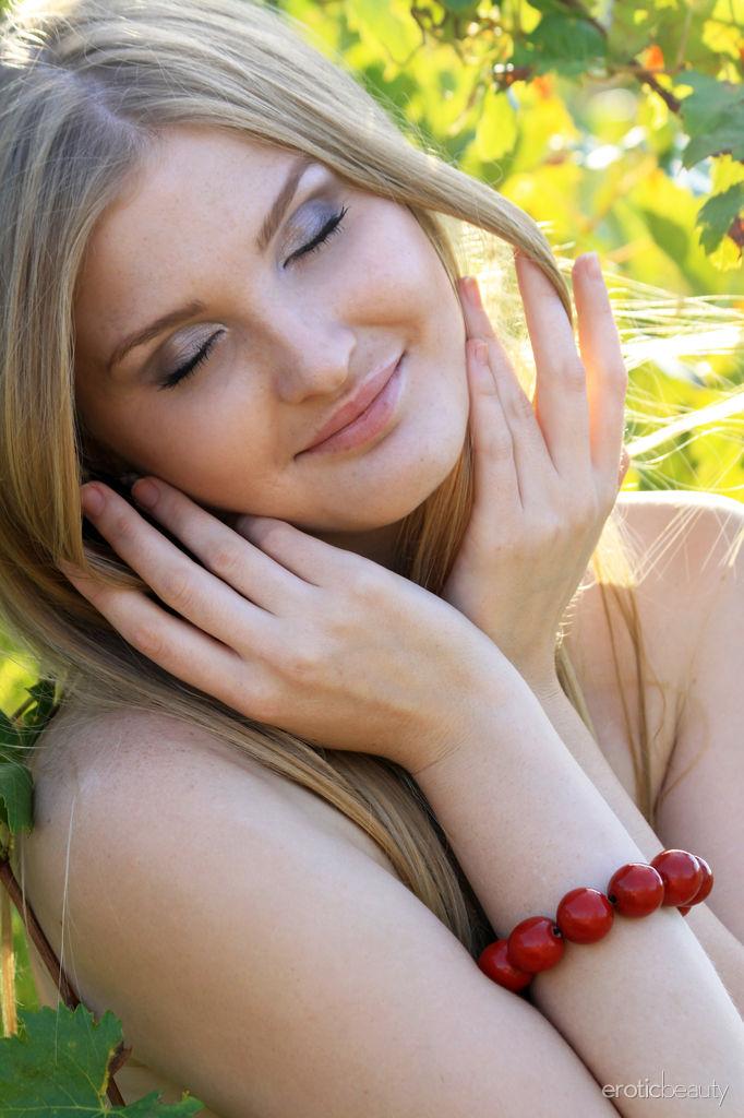 Charming girl in the grape orchard - Tinaa - 11