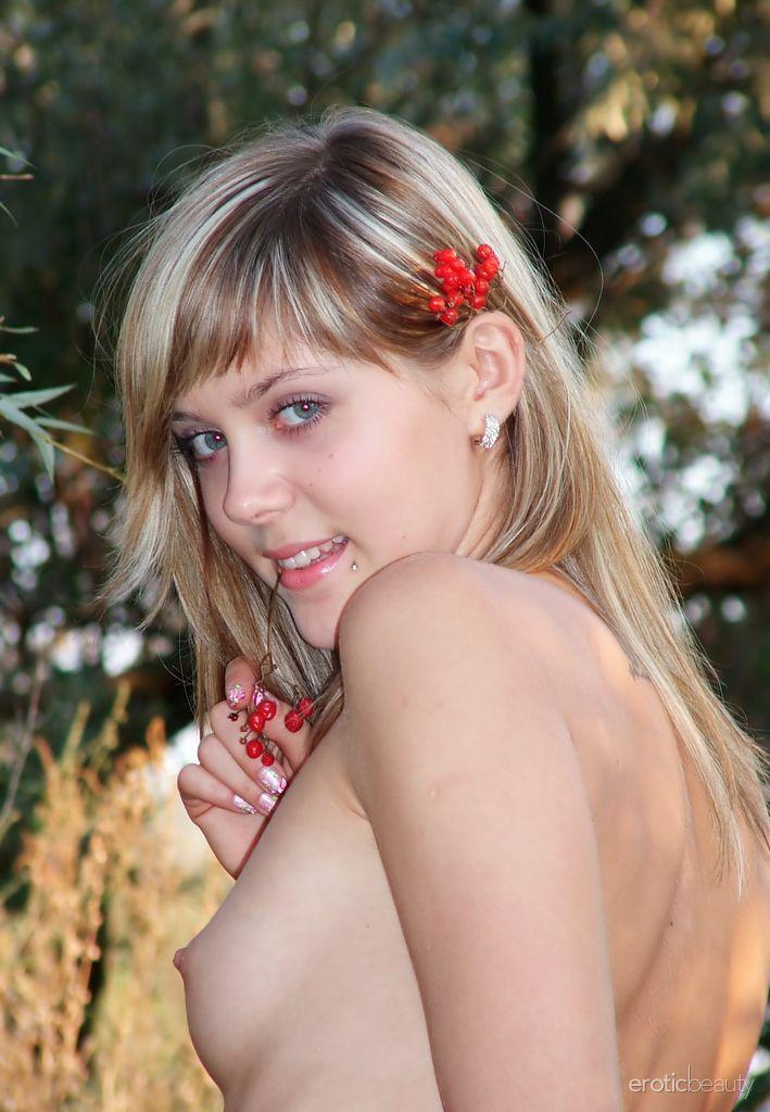 Lovely Val is posing outdoor - 13