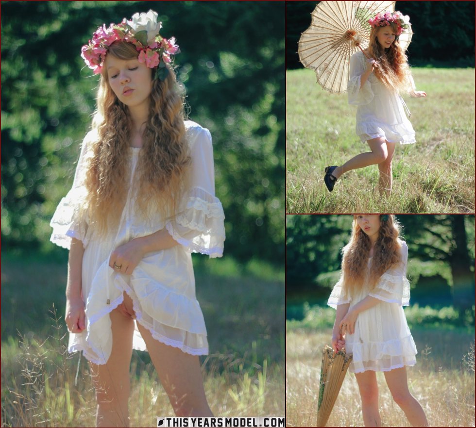 Magnificent Dolly Little is posing in nature - 13