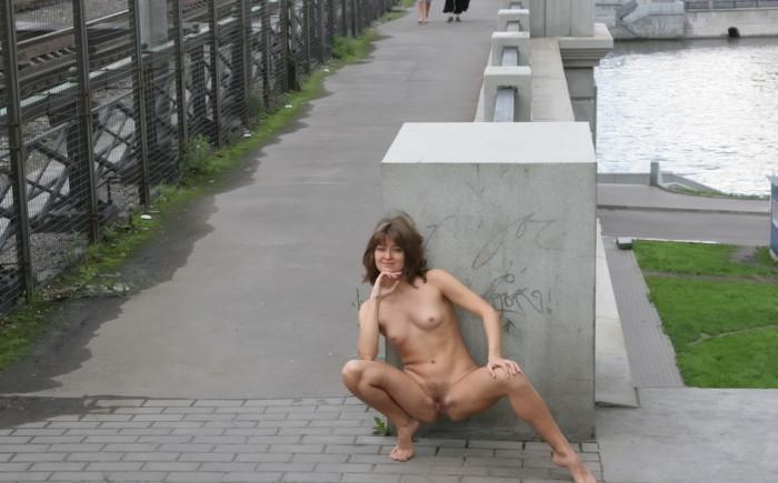 Naked photoshoot in public places - 16
