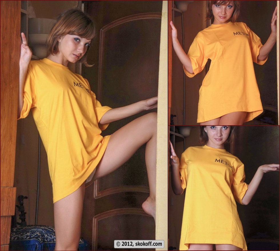 Young girl in yellow t-shirt - Vera - 20