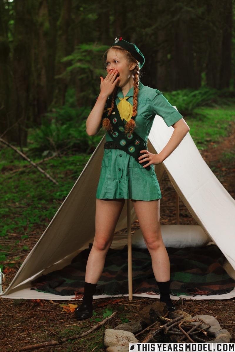 Pretty Dolly Little as naughty Girl Guide - 1