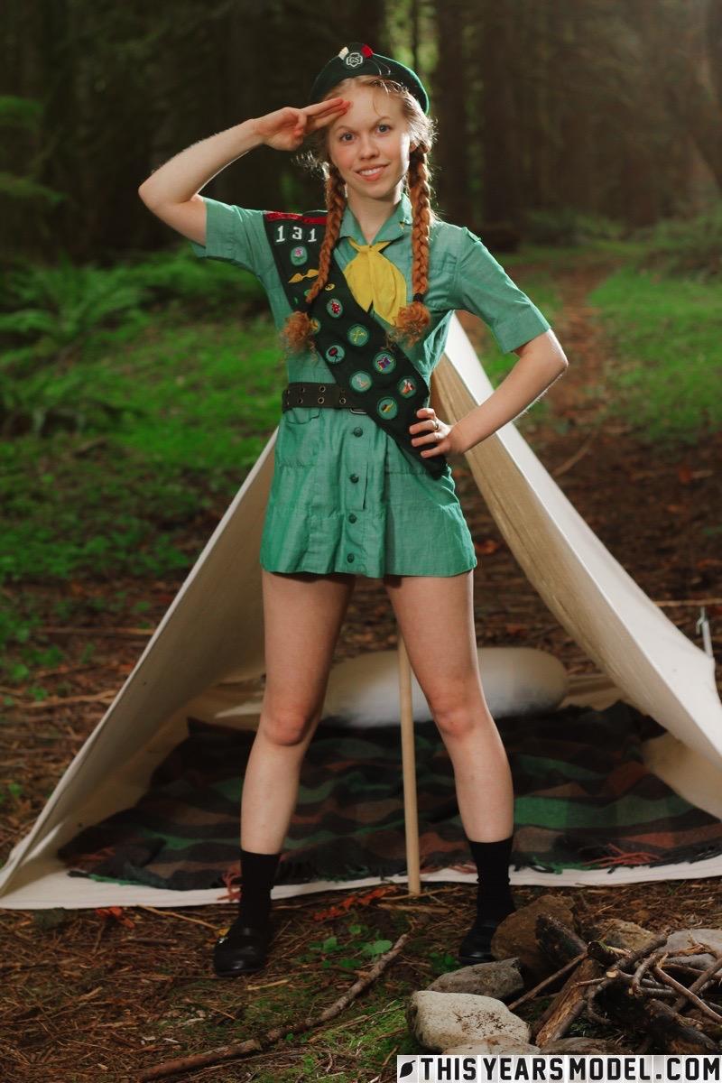 Pretty Dolly Little as naughty Girl Guide - 2