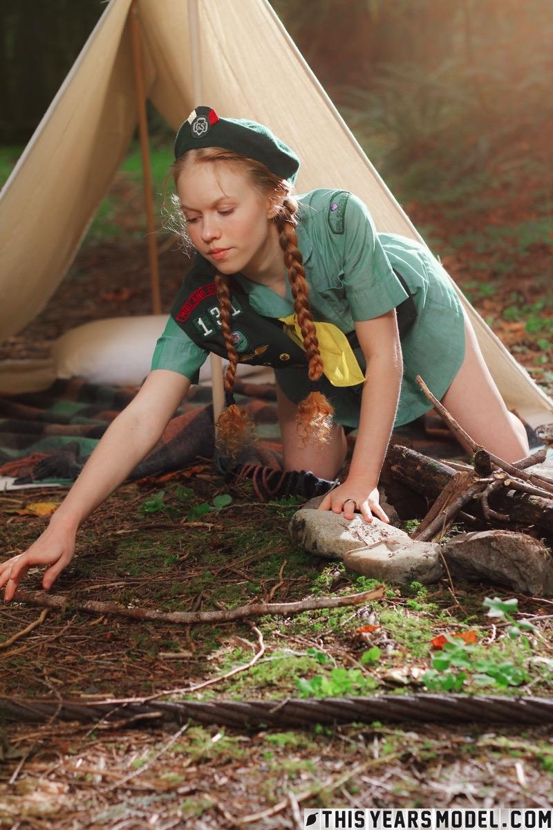 Pretty Dolly Little as naughty Girl Guide - 5