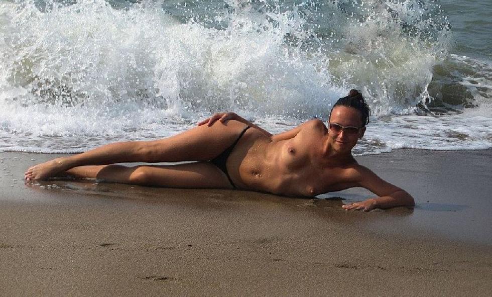 Inna topless on the beach - 5