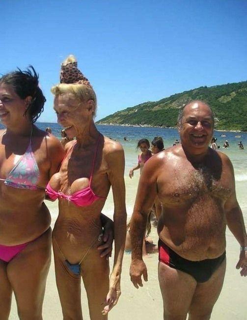 Grandma in bikini - 6