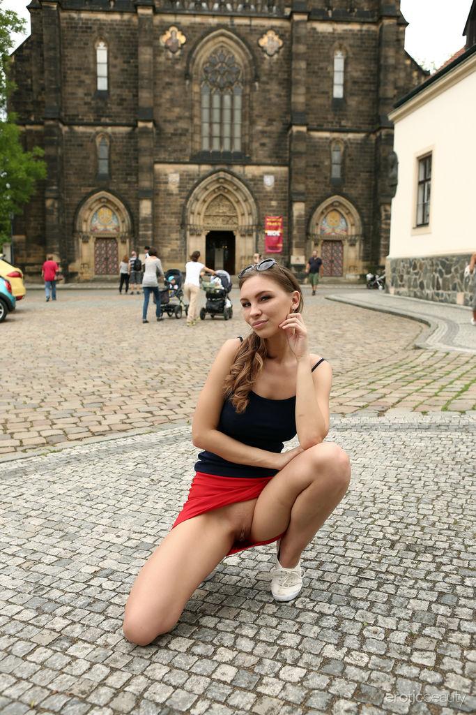 Public session with beautiful Galina - 1