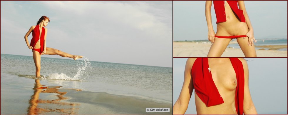 Sensual redhead on the beach - Mary - 20