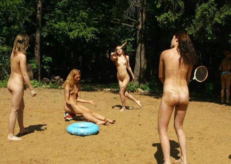 Pretty girls on the nudist beach - 6