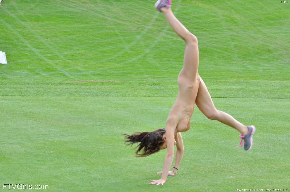 Sporty Lana on the golf field - 12