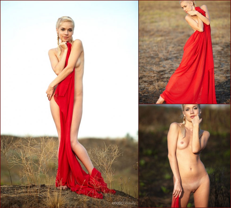 Magnificent young Aljena is posing in the nature. Part 1 - 1