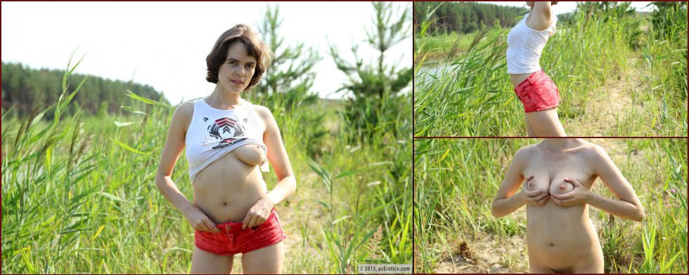 Busty Rimma loves nature - 47