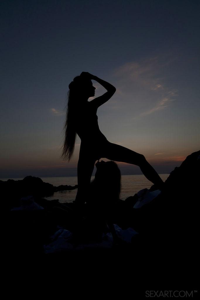 Sunset with two beautiful girls - Milena & Nika - 13