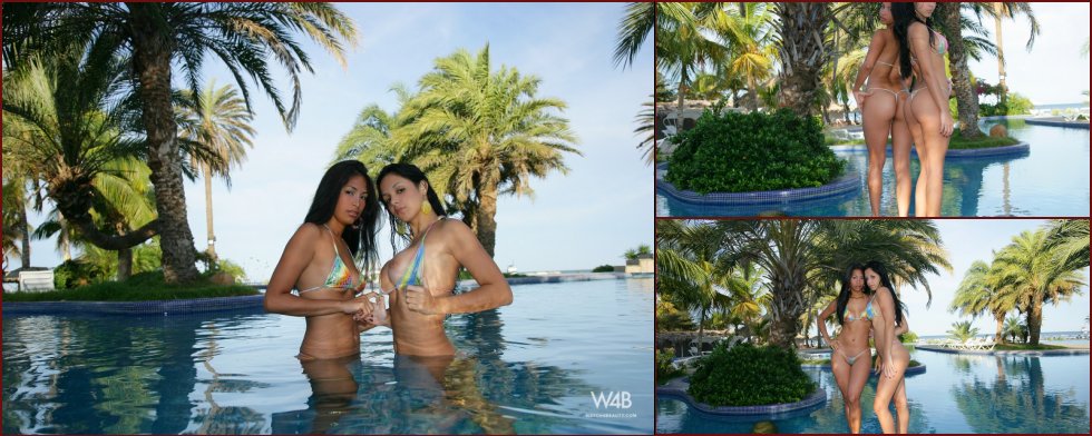 Two hot Latinas in paradise - Ruth Medina & Zaza - 140