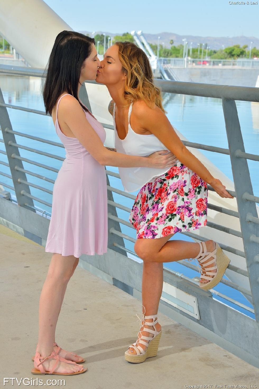 Two girls on the bridge - Lexi & Charlotte - 5