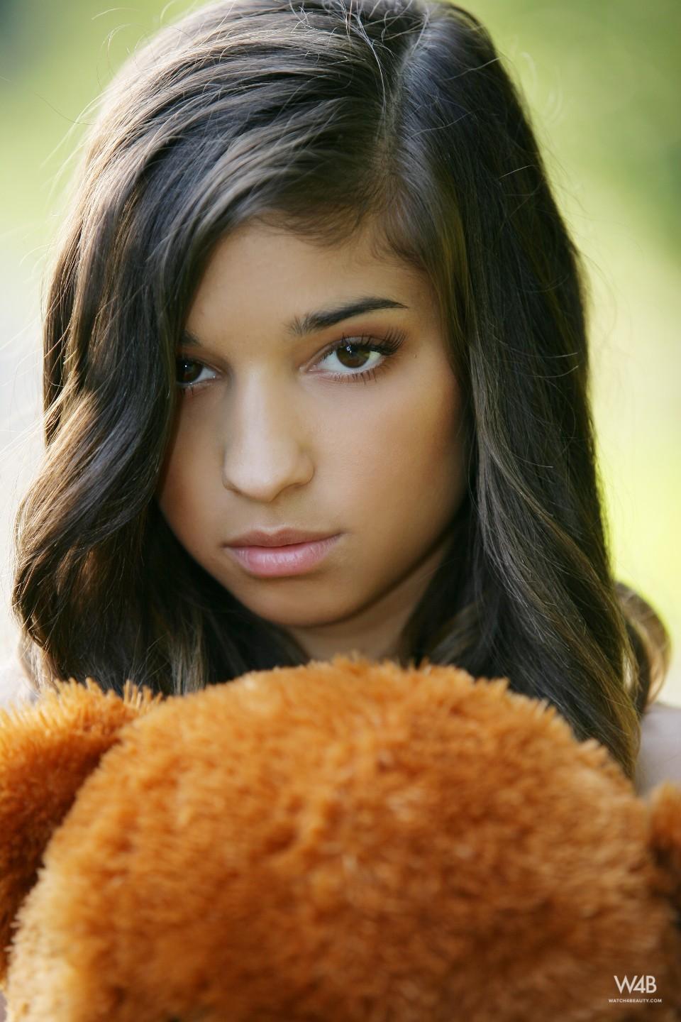 Lovely young girl and Teddy Bear - Nika - 10