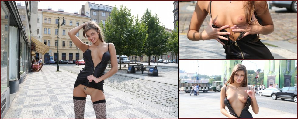 Sexy Maria is tempting in public - 17