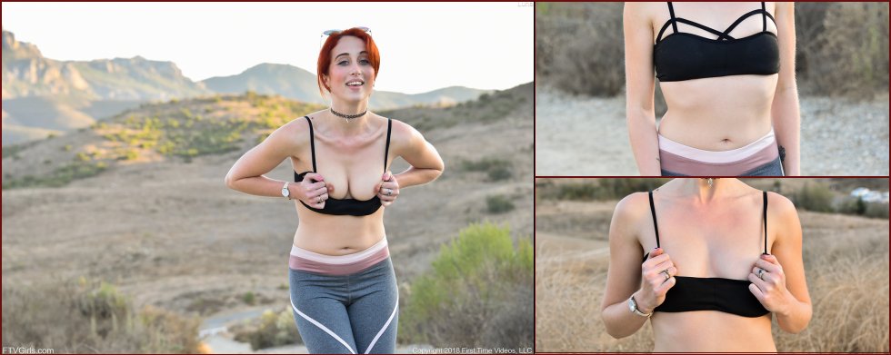 Sporty redhead named Luna - 2